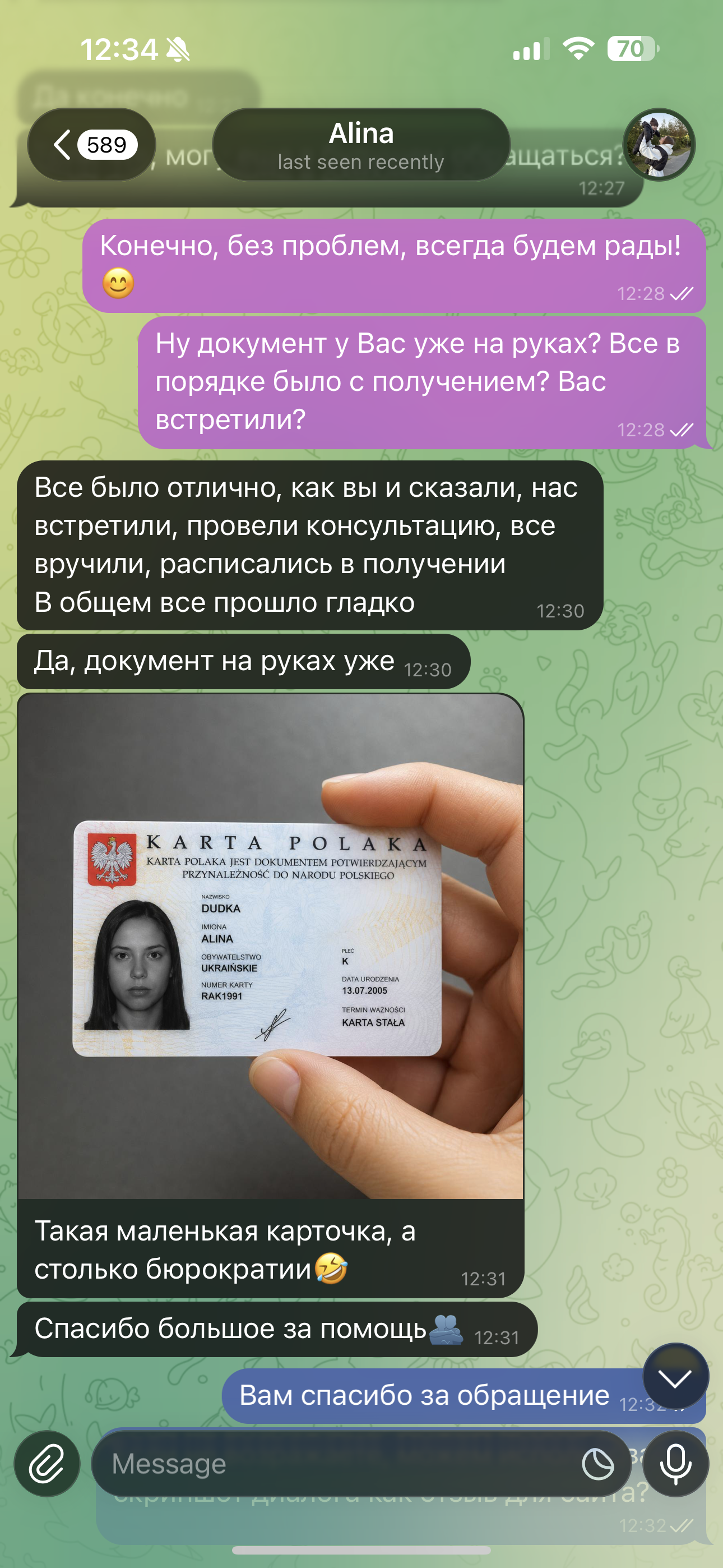 Client review 8